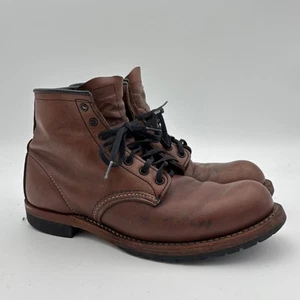 Red Wing 9016 Beckman Cigar 6" Round Toe Work Boots Men's 8D - Picture 1 of 12