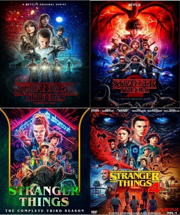 DVD Stranger Things сезон 1-4 серия триллеров ужасов все регионы английский сабвуфер - Изображение 1 из 1