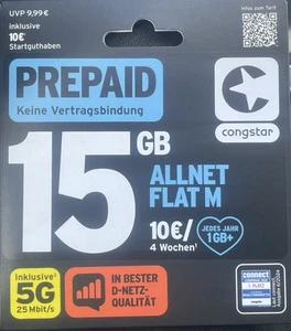 Congstar Prepaid 0175 42 43 00 8 - Bild 1 von 2