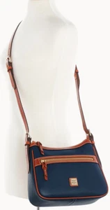 Dooney and Bourke Leder Crossbody Hobo - Jeans - R1890JE - Org. Staubbeutel - Neu mit Etikett - Bild 1 von 4
