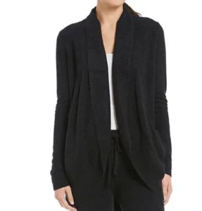 NUOVO! Cardigan Le Dor Cozychic Lite nero MEDIO così morbido! #barefootdreams - Foto 1 di 8