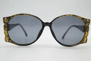 Vintage Sonnenbrille Christian Dior 2575 Braun Gold Schwarz Oval sunglasses - Picture 1 of 6