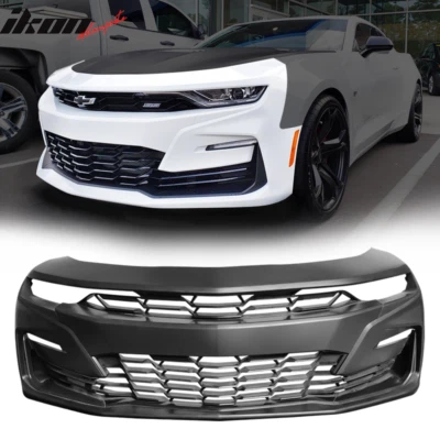 Fits 19-24 Chevrolet Camaro SS Style Unpainted PP Front Bumper Cover Conversion Foto 1 de 4