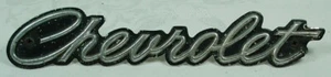 CHEVROLET GRILLE SCRIPT EMBLEM CIRCA 1960'S - Picture 1 of 2