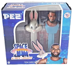 2021 Pez Space Jam New Legacy Labron James Bugs Bunny Despenser 2 Pack w/ Candy - Picture 1 of 4