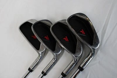 4 Piece Top Flite Golf Club Irons Set 7 8 9 W Black Red Logo - Image 1 of 4