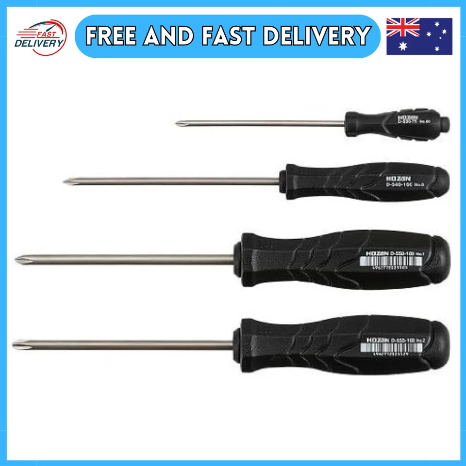 Hozan JIS-4 JIS Screwdriver Set (New 3Rd. Gen) (Japan Import) - image 1 of 1