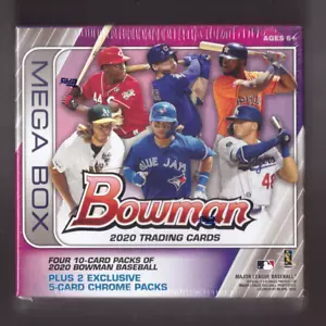 2020 Bowman Chrome Baseball Mega Box Factory Sealed Target Witt Wander Volpe + - Picture 1 of 6