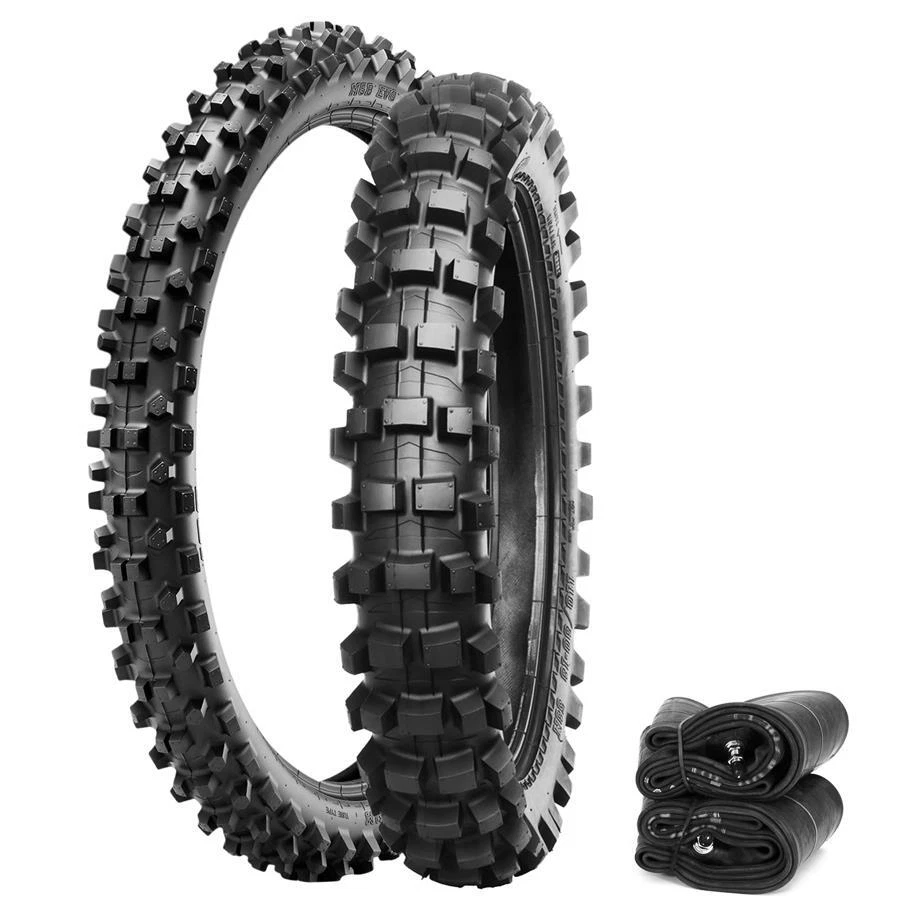 IRC M5B EVO Mud/Sand/Soft Terrain Tires & Tubes Set Moto Honda CRF250R 04-18 Foto 1 de 1