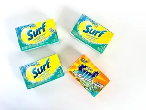 Surf Ultra Powder Detergent Lot of 4 Packs 2 Oz. Single Load Boxes - Picture 1 of 4