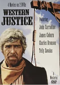 Western Justice (DVD, 2007, Four Movies 2-Disc Set) NEW 7-5 - Picture 1 of 1