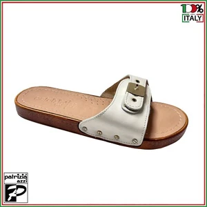 Zoccoli Uomo in Poliuretano Patrizia Azzi 843 Beige Soletta Cuoio - Imagen 1 de 17
