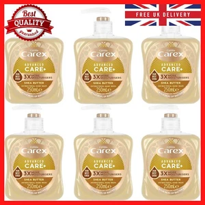 Carex Advanced Care Shea Butter Antibacterial Hand Wash Pack of 6, Hand Soap 3X - Picture 1 of 7