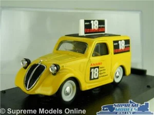 FIAT 500B MODEL VAN AMARO 18 ISOLABELLA 1946 1:43 SCALE BRUMM R056 500 B K8 - Picture 1 of 4