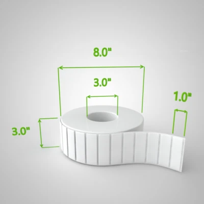 HONEYWELL Intermec INdelible Perm 3" x 1" TT Labels E04481-BLANK - Image 1 of 2