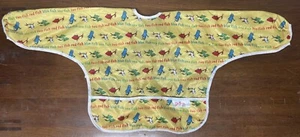 Dr. Seuss by Bumkins One Fish Two Fish Red Fish Blue Fish Baby Art Smock Yellow - Picture 1 of 3