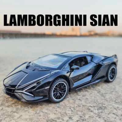 1:32 Alloy Lamborghinis SIAN Sport Car Model Diecast Super Racing Toy Pull Back - Image 1 of 4