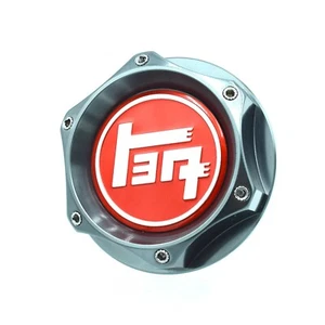 BDC Gunmetal Oil Cap Filler Engine Red TEQ Emblem For Toyota Scion Lexus - Bild 1 von 2