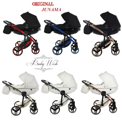 JUNAMA DIAMANT INDIVIDUELLER KINDERWAGEN 2in1 3in1 KINDERWAGEN + KINDERSITZ + ISOFIX
