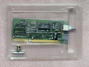 NEW ACER NETXUS 9080316000999 16 BIT ISA ETHERNET COAX RJ45 w/BNC T Adapter - Picture 1 of 6