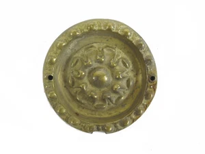 MEDAGLIONE IN BRONZO DORATO PER MOBILI ANTICHI FREGIO ARTIGIANALE TONDO CH28 - Foto 1 di 4
