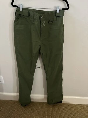 Pantalones de nieve para hombre - SESIONES pantalones de snowboard - pantalones de nieve - grandes verde militar P1 Foto 1 de 4