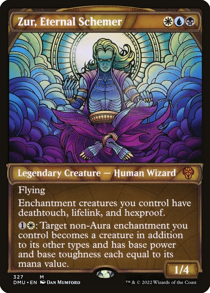 MTG Magic the Gathering Zur, Eternal Schemer (327/552) Dominaria United LP - Image 1 of 1