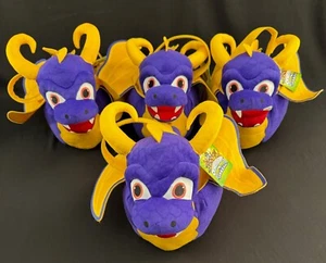 SKYLANDERS SPYRO DRAGON PLUSH EASTER BASKET HALLOWEEN PARTY BUCKET LOT OF 4 - Picture 1 of 4