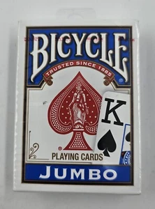 Bicycle Jumbo Blue Deck Poker Playing Cards New 2021 - Picture 1 of 3