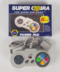 Super Cobra Power Pad for Super Nintendo SNES Super NES controller Retro 