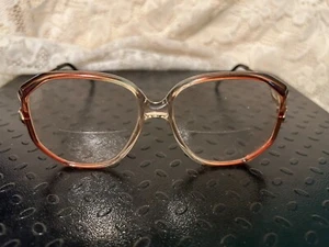Reading eye glasses Luxottica cagne avant -garde with case Vintage sm - Picture 1 of 20