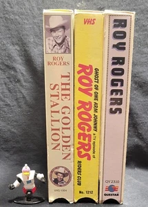 Roy Rogers Happy Trails Theatre The Golden Stallion VHS, Riders Club BREYER Lot - Bild 1 von 10