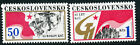 Czechoslovakia Scott 2600-2601 Communist Party 65th anniv. MNH 1986