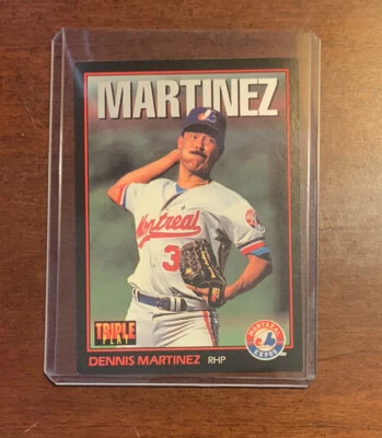 1993 Triple Play Dennis Martinez #74 - Image 1 of 2