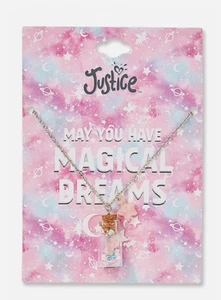 Justice Have Magical Dreams Glitter Potion Necklace Stocking Stuffer Girls Jewel - Picture 1 of 2