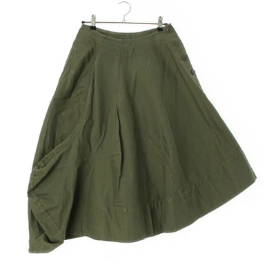 Falda COMME des GARCONS 09AW Algodón Botón Lateral Diseño Deformado XS Caqui Usada Foto 1 de 4