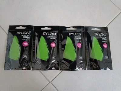 Dylon Hand Wash Fabric Dye Colour For Clothes & Textiles, Tropical Green 4 X 50g - Image 1 of 4