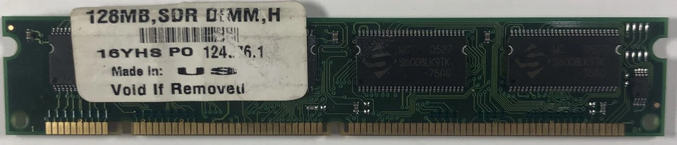 Infineon 16YHS 128MB Laptop RAM Memory - Image 1 of 1