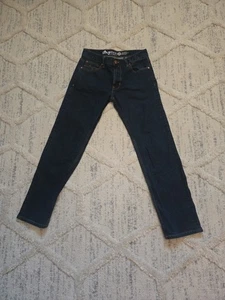 LRG True Straight Fit Jeans Herren - Größe 32 - dunkelblau - bestickte Tasche - Bild 1 von 13