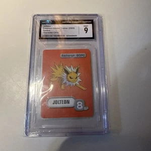 2005 Pokemon Jolteon Hasbro Master Trainer Card CGC 9 Pop 2 - Picture 1 of 2