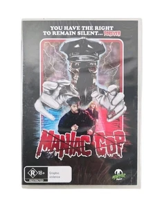 New - 1988 Maniac Cop DVD Region 4 Monster Pictures Tom Atkins Bruce Campbell - Picture 1 of 4
