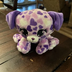 GUND P.Lushes Pets Callie La' Pooch Plüschtier Hund Welpe lila Herzen - Bild 1 von 10