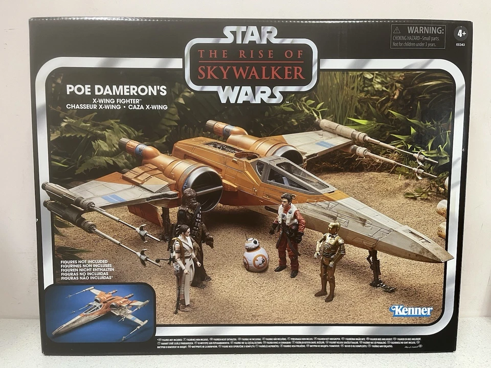 Star Wars Vintage Kenner Rise Of Skywalker Poe Dameron's X-Wing Fighter Nuevo  Foto 1 de 2
