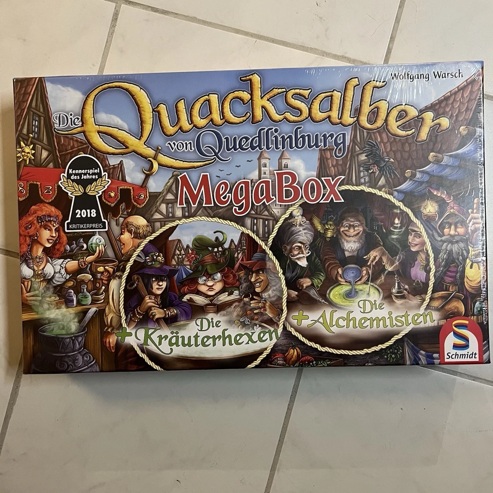 Die Quacksalber von Quedlinburg MegaBox (Grundspiel + 2 Erweiterungen) - NEU ✅ - Bild 1 von 1
