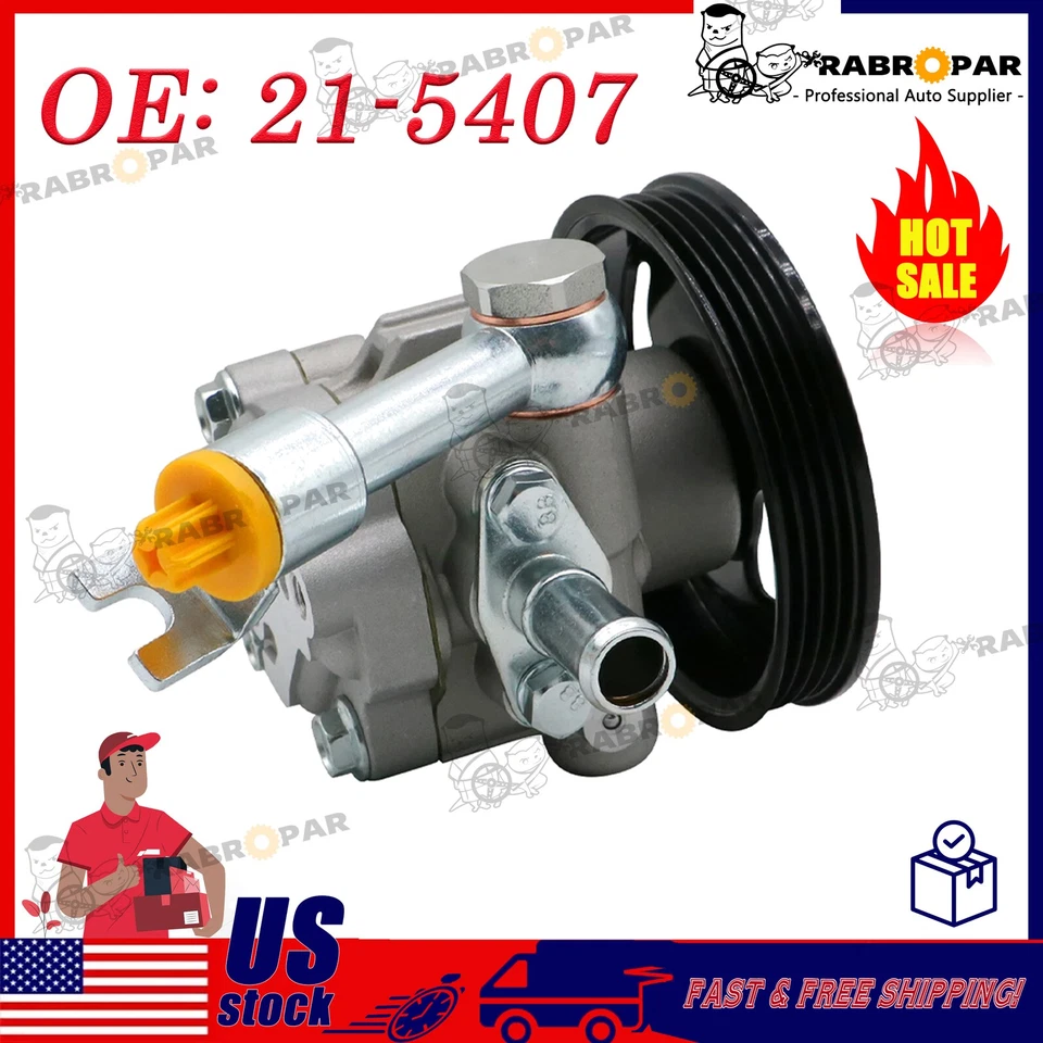 21-5407 Power Steering Pump with Pulley for Nissan Altima Maxima Quest 2002-09 - Изображение 1 из 4