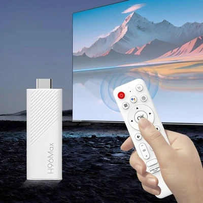2025 Android 14 Fire Stick TVBox 4K 2 Wifi BT-Sprachfernbedienung YouTube Apps+ - Bild 1 von 4