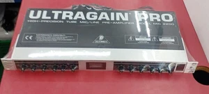 Behringer MIC2200 Ultragain Pro 2CH Vacuum Tube Mic Preamp Parametric EQ Used - Picture 1 of 4