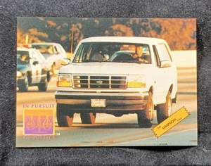 Tarjeta de estuche 1994 OJ Simpson en busca de justicia Simpson #31 Al Cowling's Bronco - Imagen 1 de 2