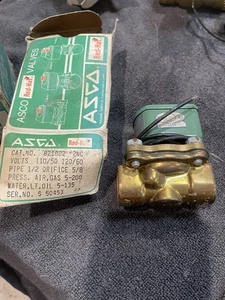 ASCO 120V SOLENOID VALVE 821002 NEW OLD STOCK. - Picture 1 of 8