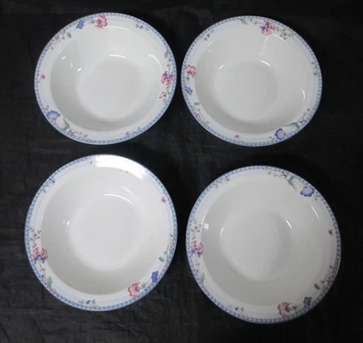 Juego de 4 cuencos de cereal sopa celosía azul Oneida Select Collection 7" Foto 1 de 4